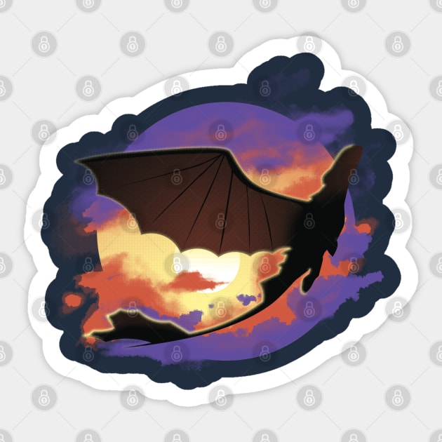 Night Fury (How to Train Your Dragon) Sticker by Fine_Design